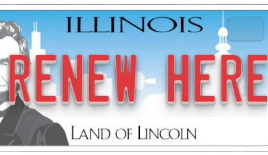 Illinois license plate